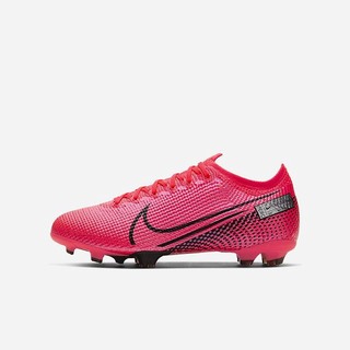 Ghete Fotbal Nike Jr. Mercurial Vapor 13 Elite FG Firm-Ground Fete Rosii Negrii | SGLC-23517